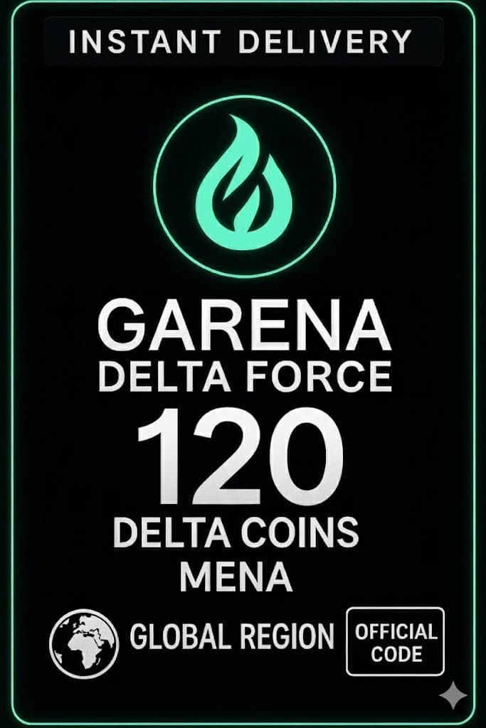 Garena Delta Force 120 Delta Coins Mena