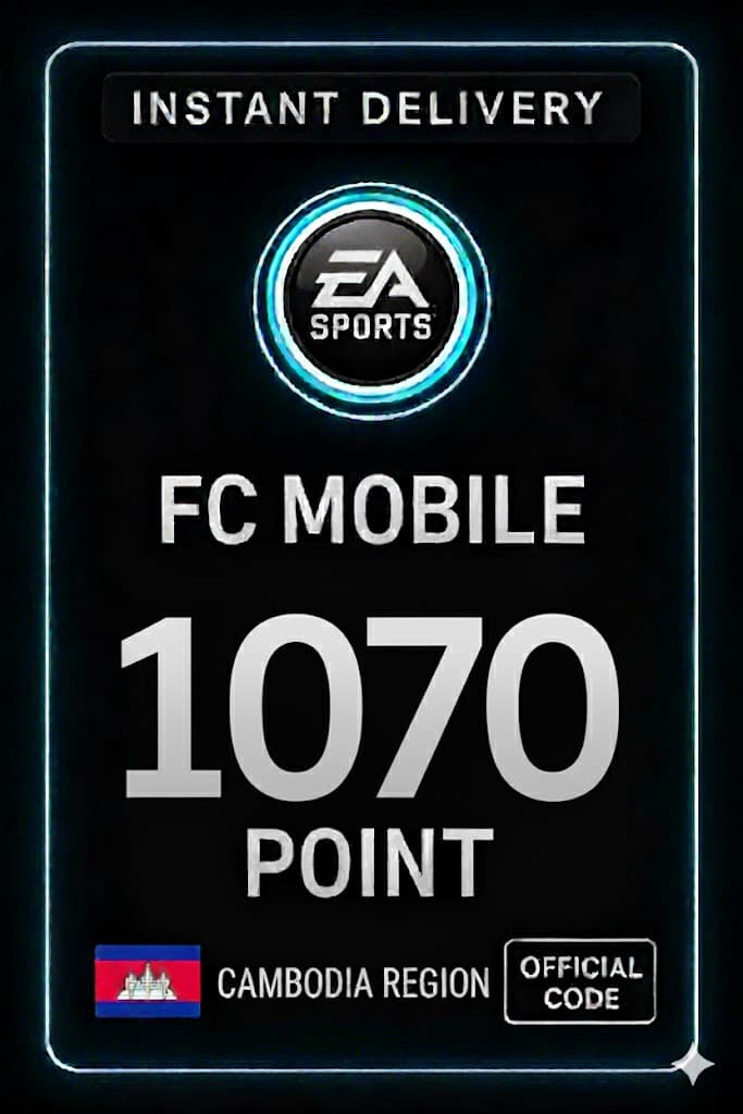 FC Mobile 1070 נקודות כרטיס מתנה - קמבודיה