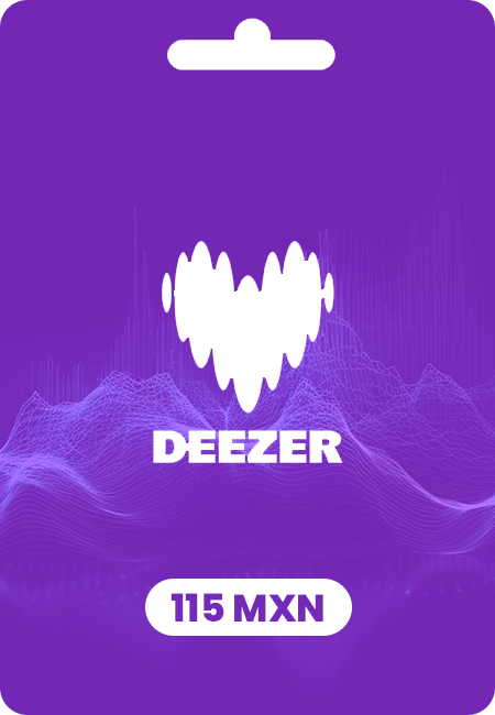 Deezer Premium MX 115 MXN Gjafakort