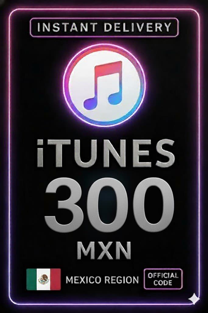 iTunes Gift Card 300 MXN MX