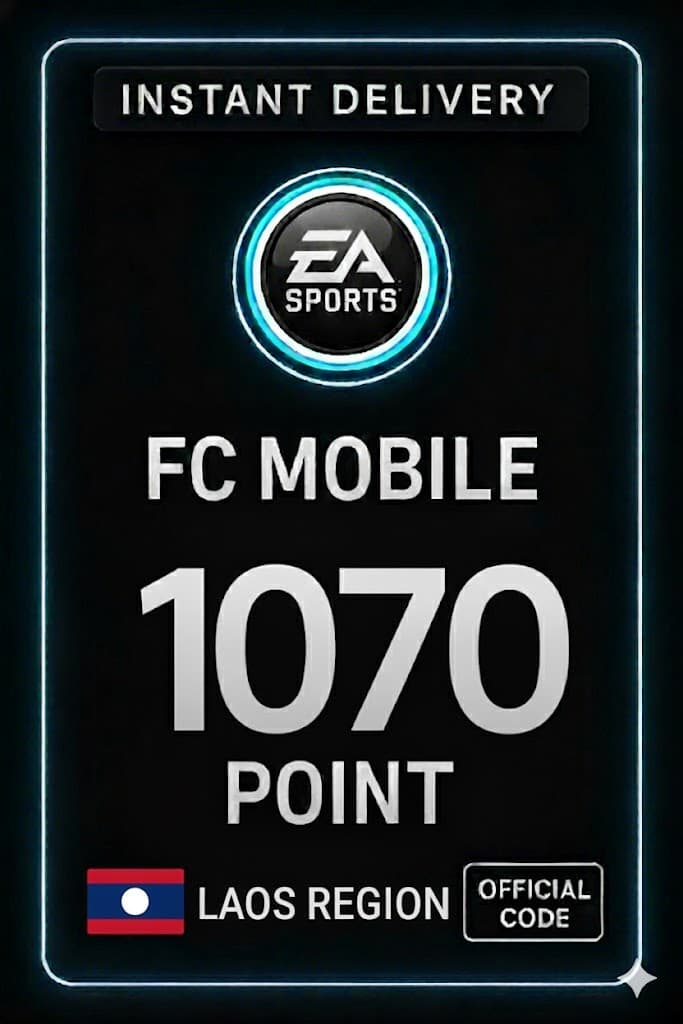 FC 모바일 1070 포인트 기프트 카드 - 라오스