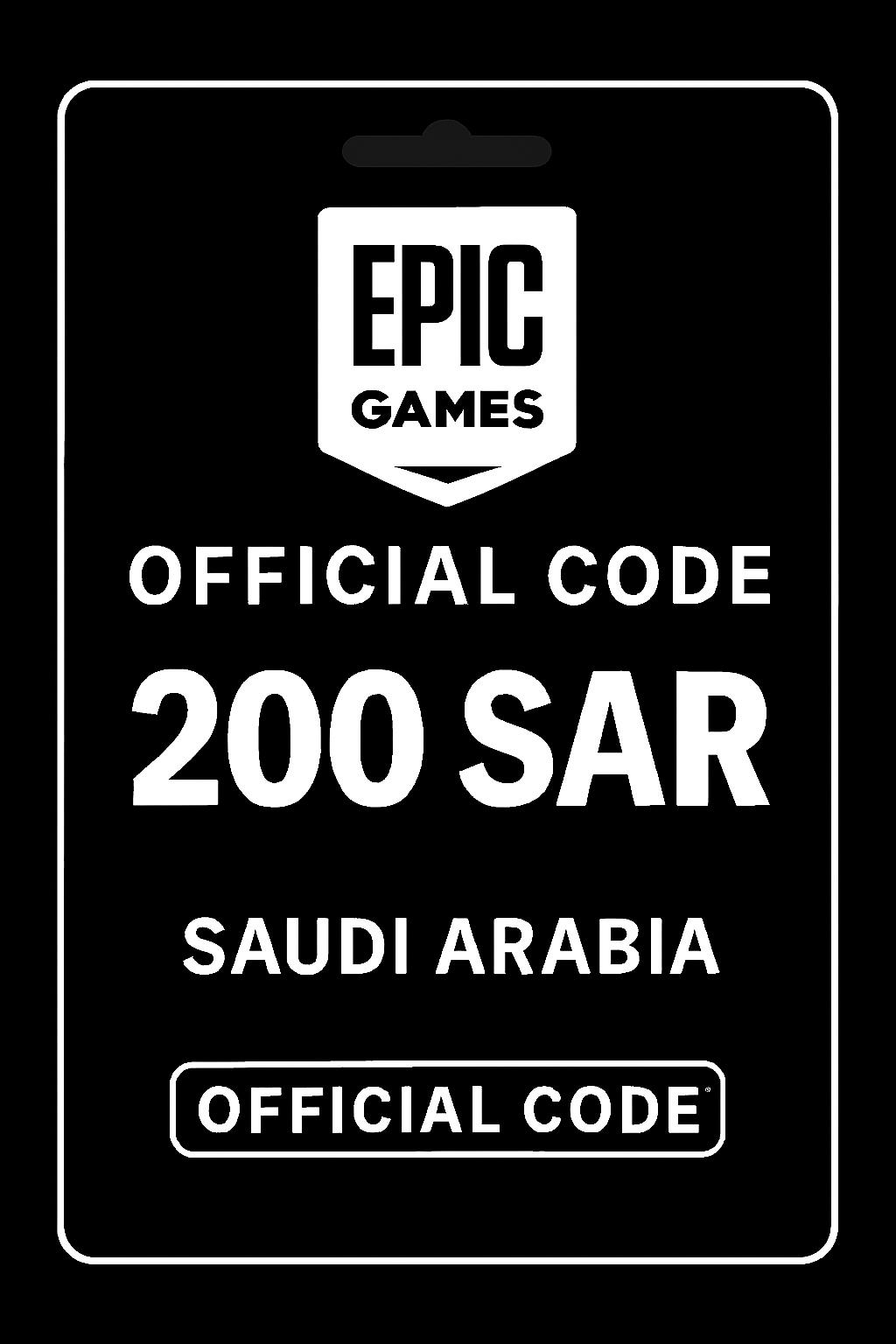 Epic Games Card - 200 SAR (Saudi Arabia)