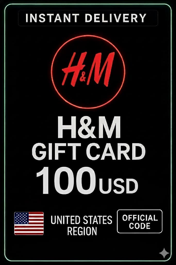 קופוני מתנה של H&M - 100$