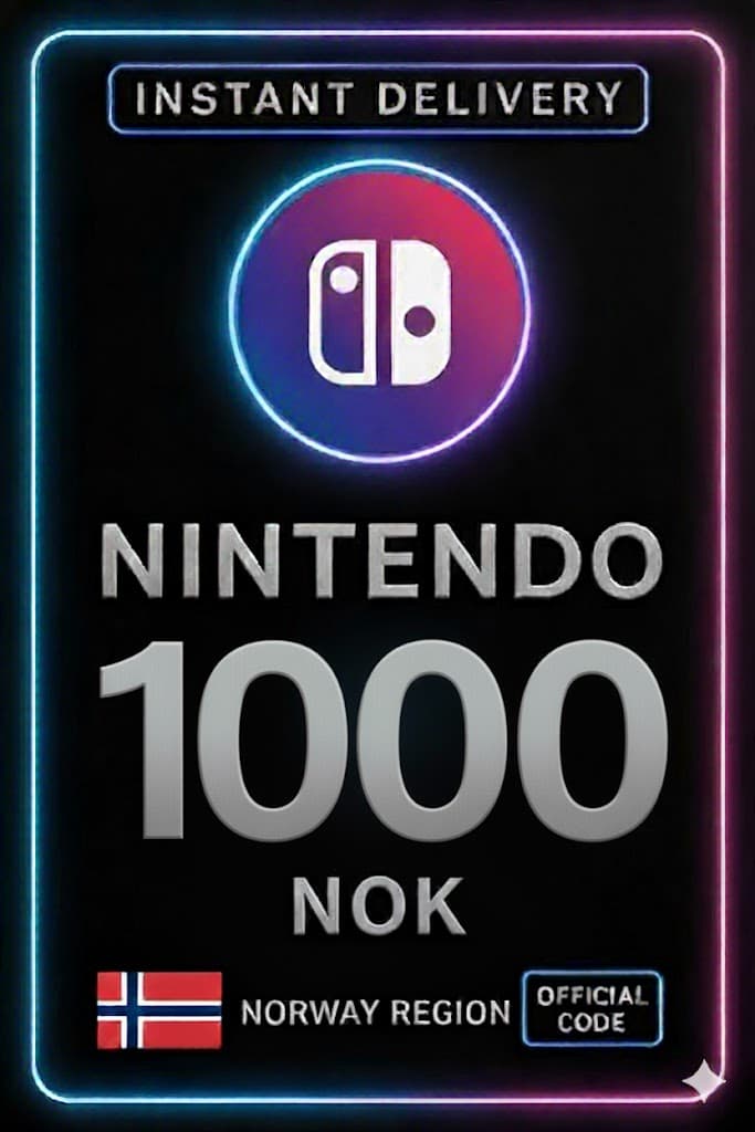 Nintendo eShop 1000 NOK