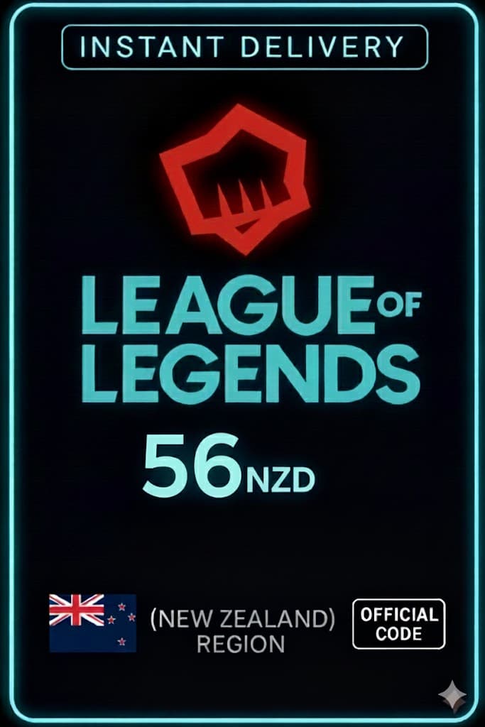League of Legends NZD 56 - 4600 RP