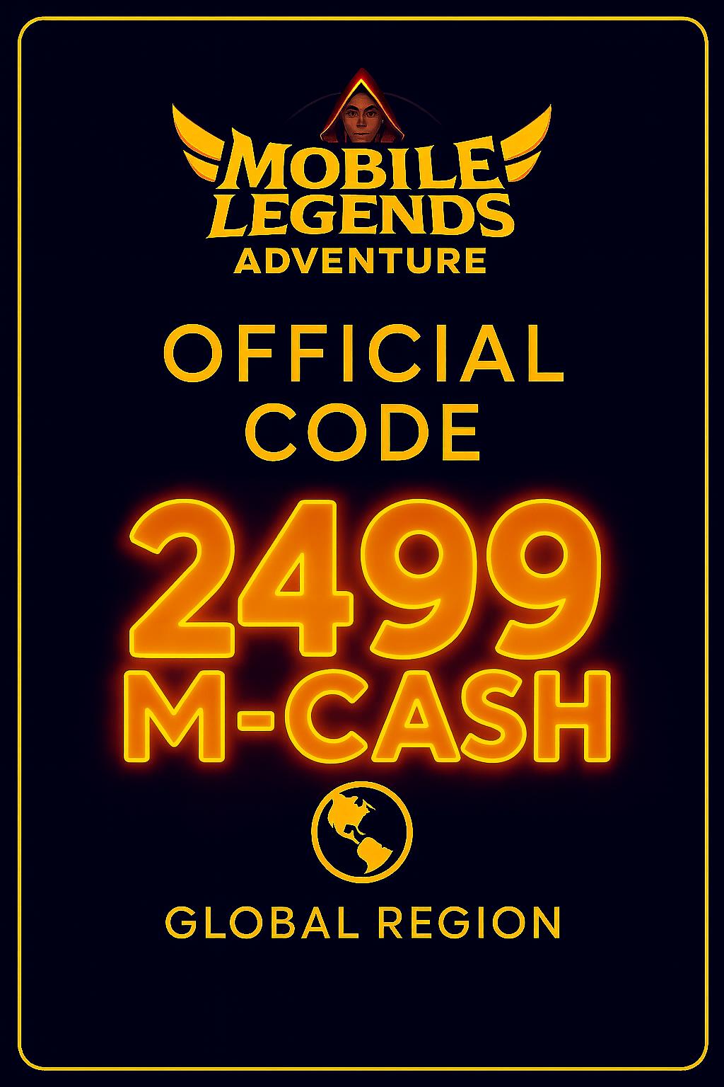 Mobile Legends Adventure 2499 M-Cash (Παγκόσμιο)