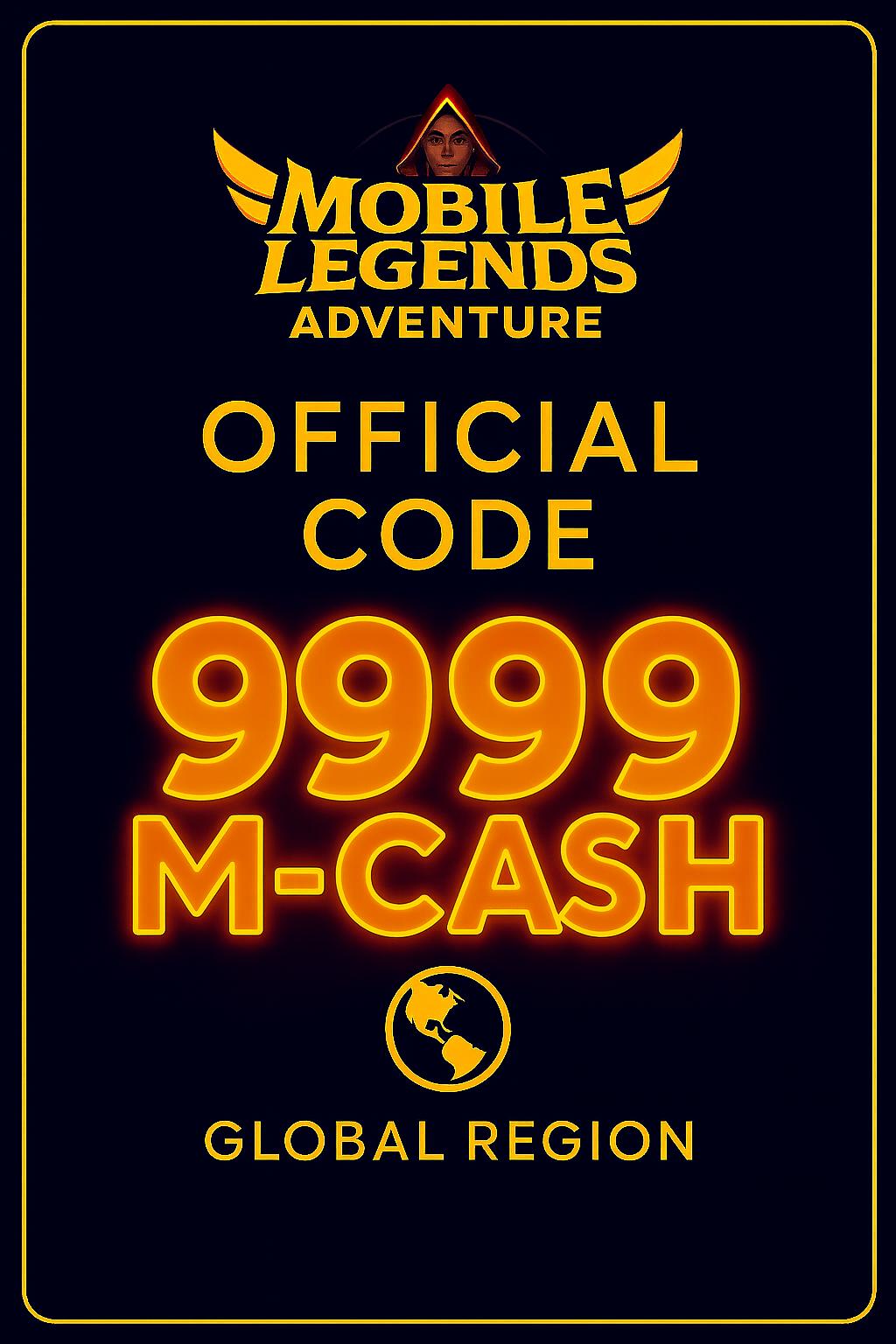 Mobile Legends Adventure 9999 M-Cash (Παγκόσμιο)