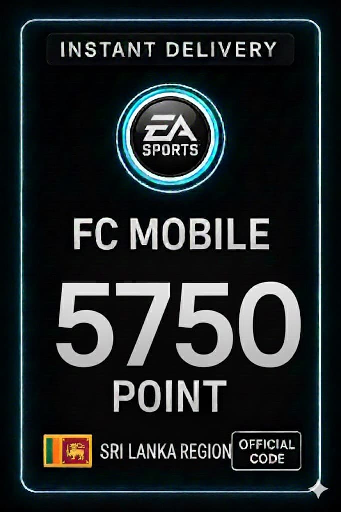FC Mobile 5750 Pont Ajándékkártya - Srí Lanka
