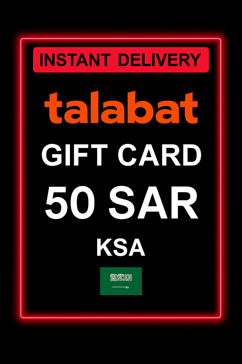 Talabat Gift Card KSA - 50 SAR