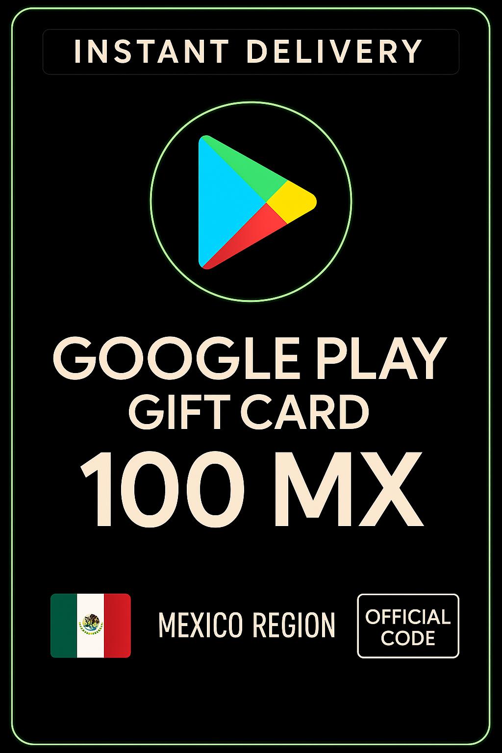 Google Play Gift Card - Mexico MX 100