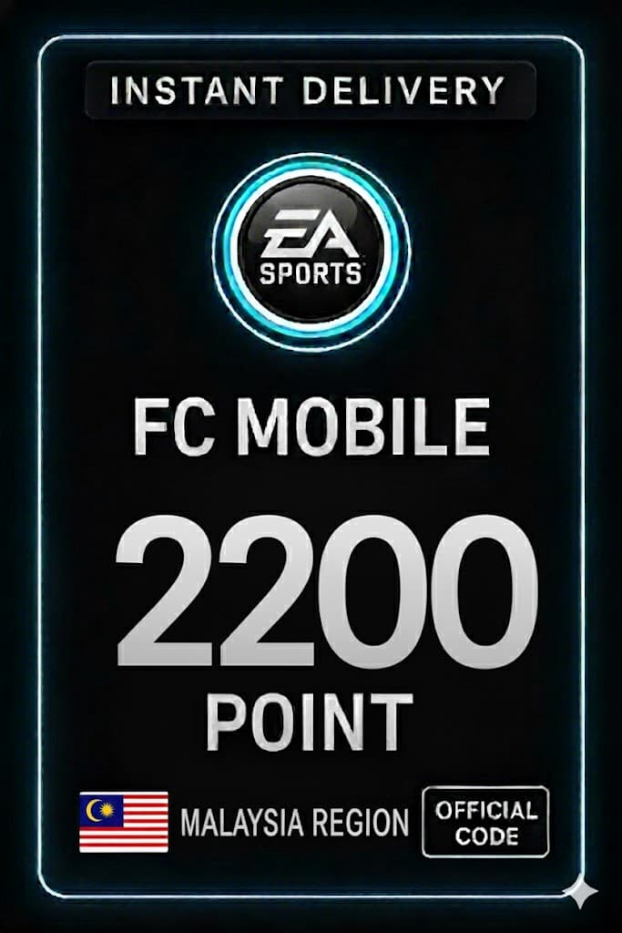 FC Mobile 2200 Points Gift Card - Malaysia