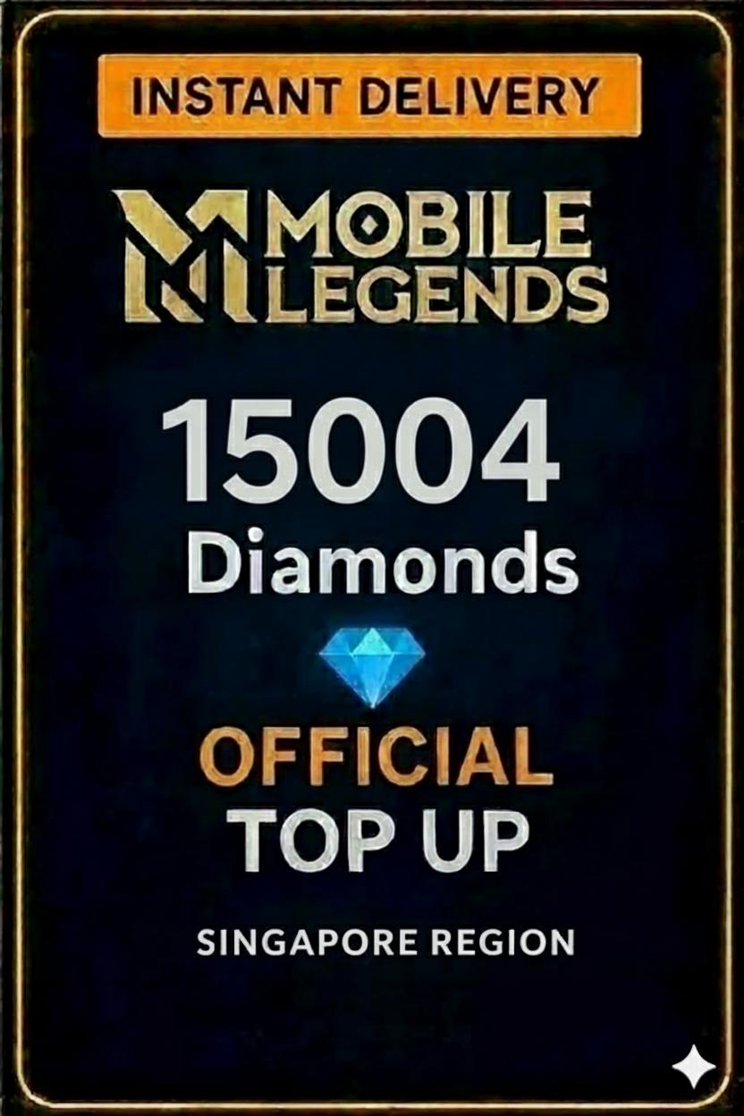 Mobile Legends - 15004 Diamonds Top-Up (Singapore)