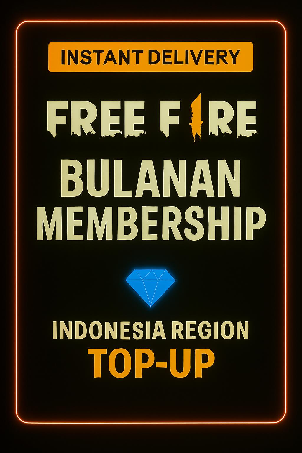Free Fire - Mesečno članstvo Top-Up (Indonezija)