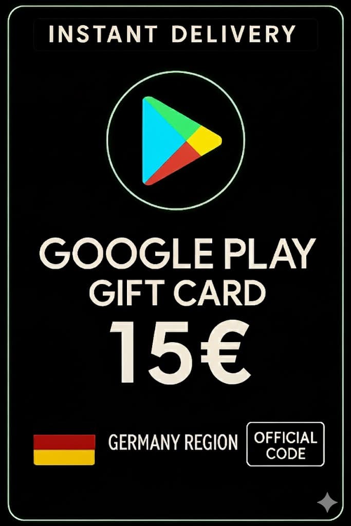 Google Play Gift Card - Germany 15 € DE