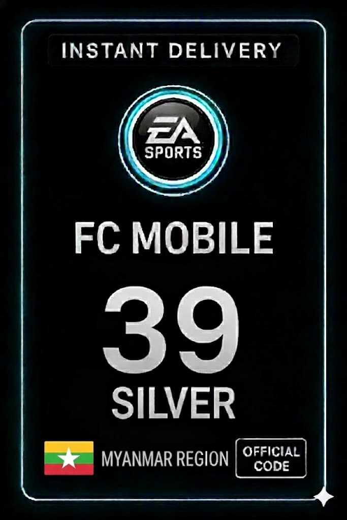 FC Mobile 39 Ezüst Ajándékkártya - Myanmar
