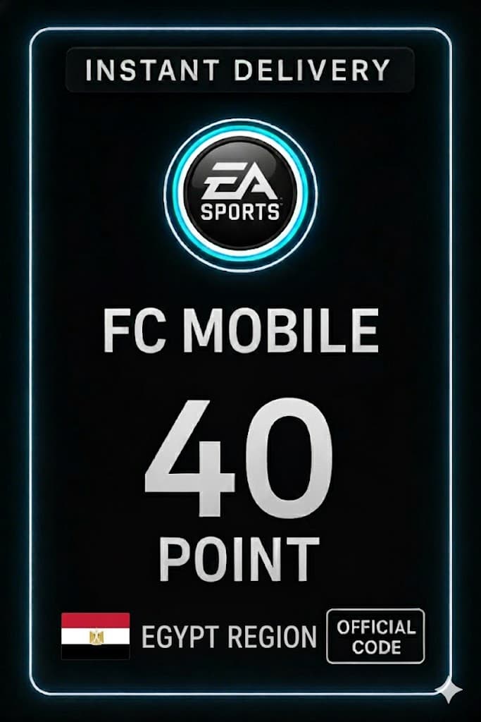 FC Mobile 40 միավոր Նվեր Քարտ - Եգիպտոս