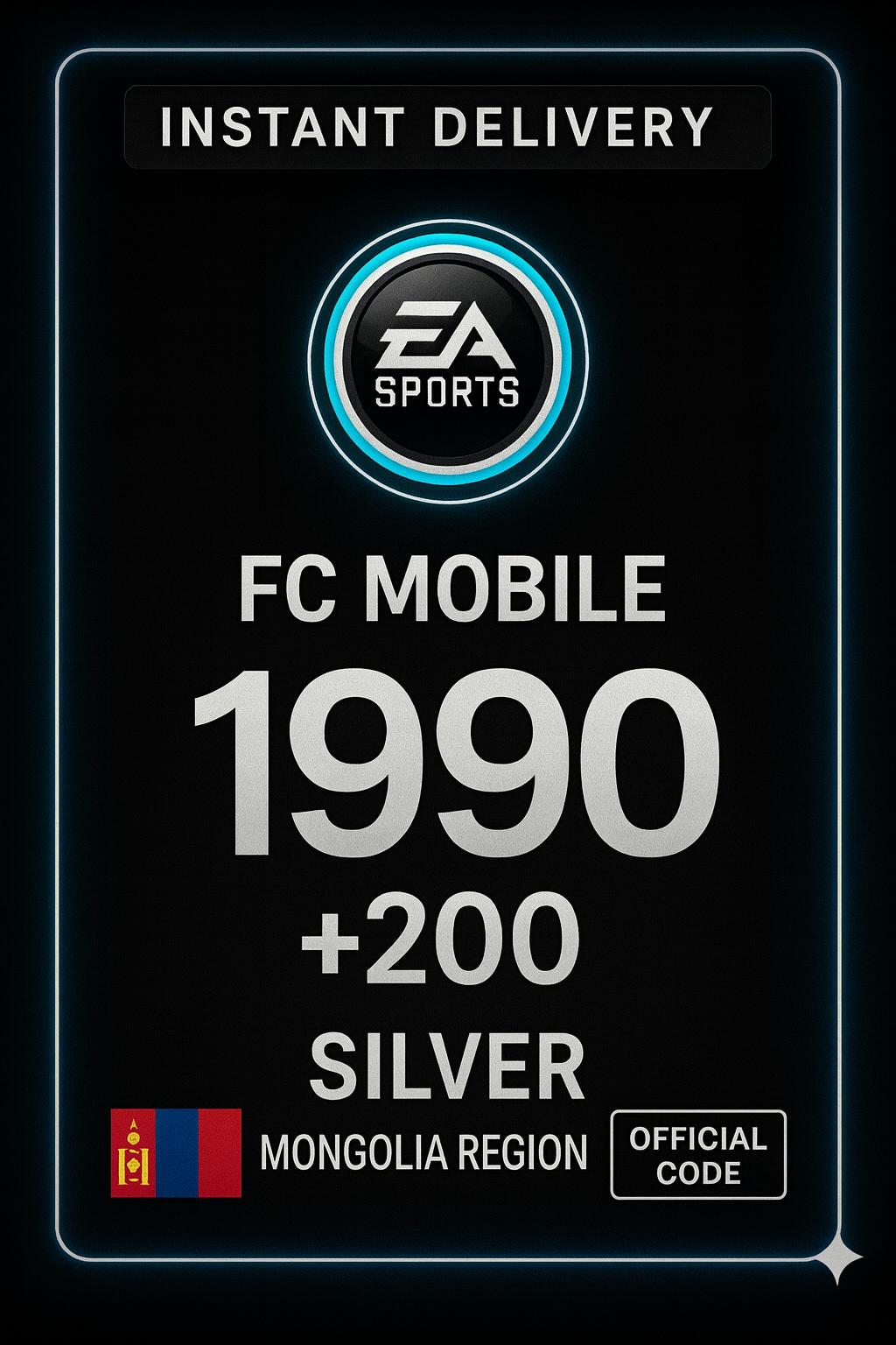 FC Mobile 1999+200 Srebrny Karta Podarunkowa - Mongolia