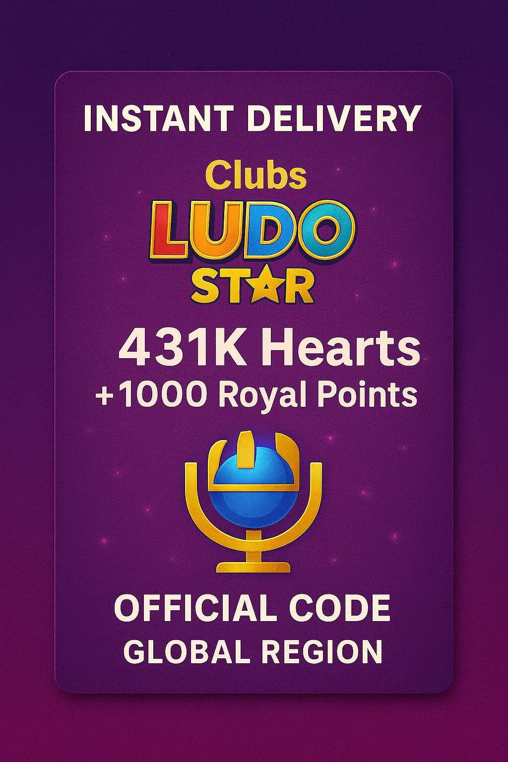 Clubs Ludo Star - 431K Καρδιές + 1000 Βασιλικούς Σημεία