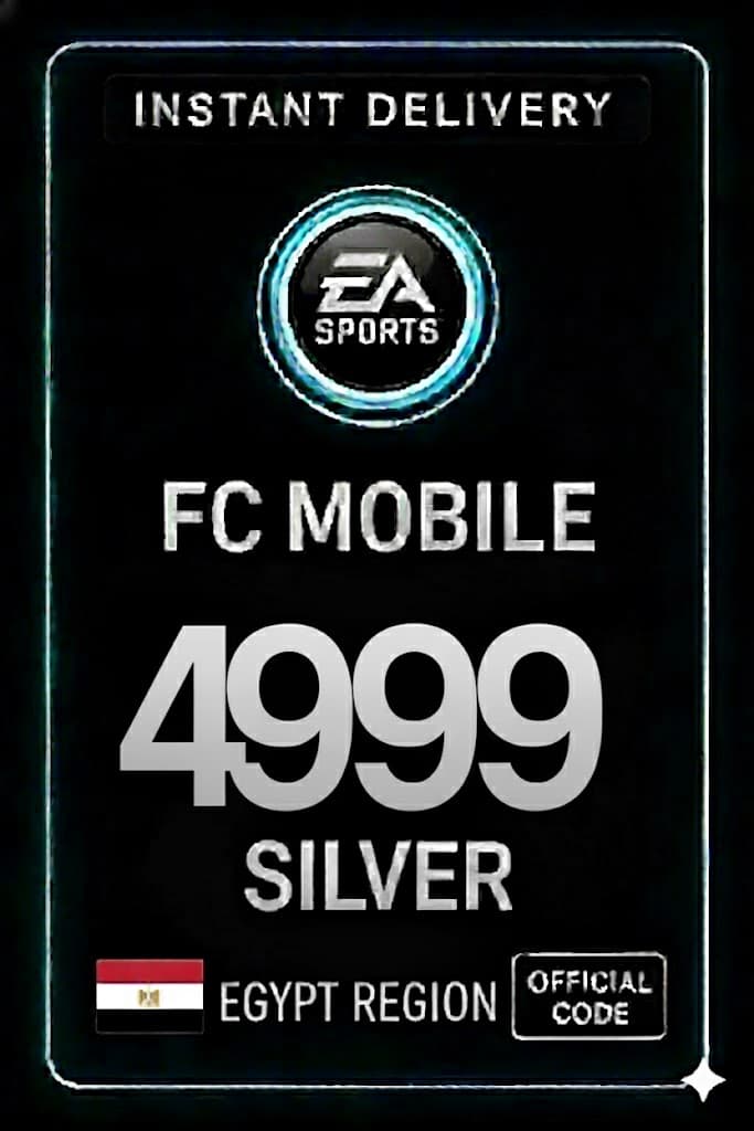 FC Mobile 4999 արծաթ Նվեր Քարտ - Եգիպտոս