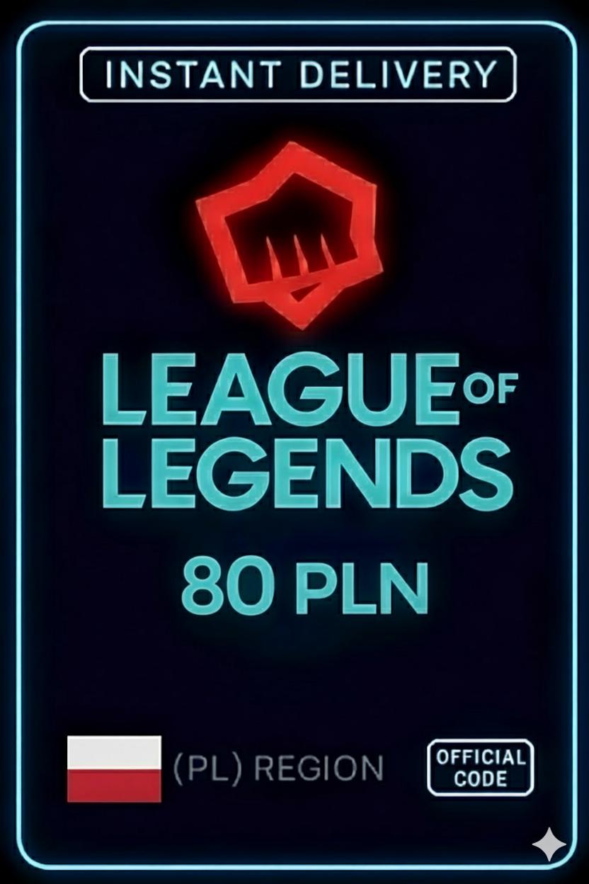 Thẻ Quà Tặng Riot Points 80 PLN - (Ba Lan)