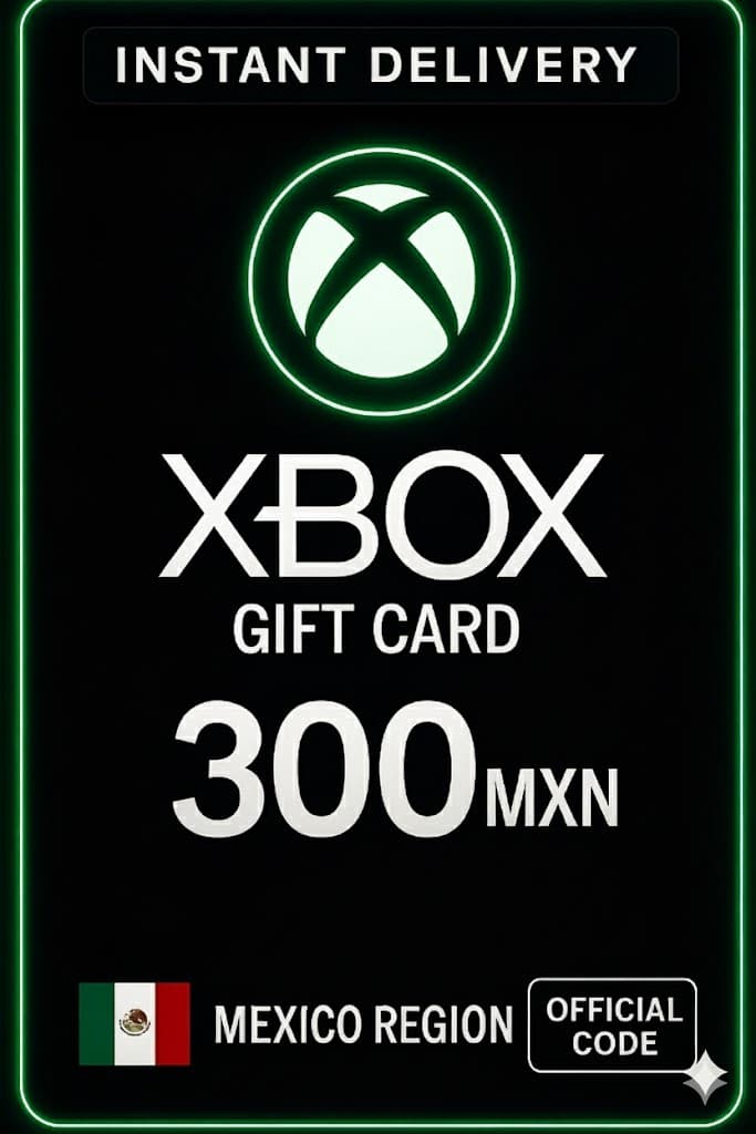 Tarjeta de Regalo Xbox Live 300 MXN Cartera