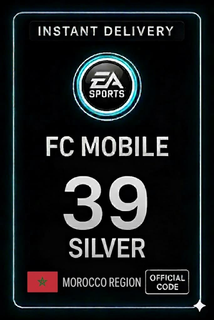 FC Mobile 39 արծաթ Նվեր Քարտ - Մարոկո