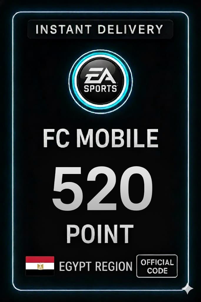 FC Mobile 520 անելիք Նվեր Քարտ - Եգիպտոս