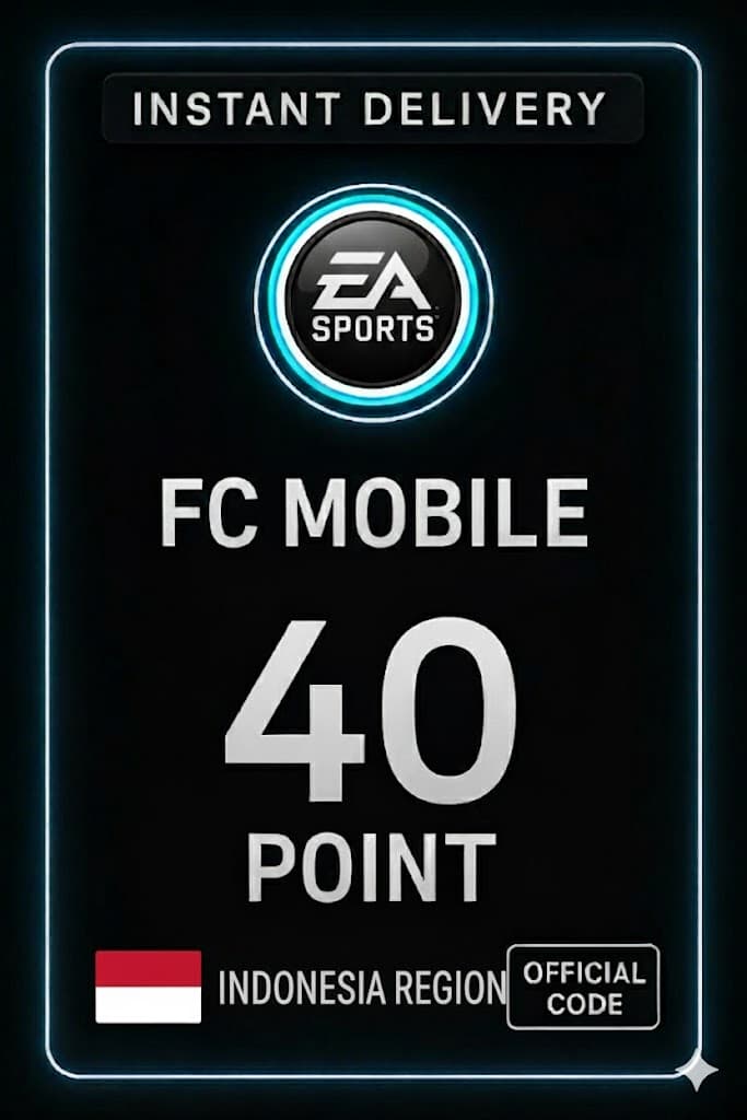FC Mobile 40 Pont Ajándékkártya - Indonézia