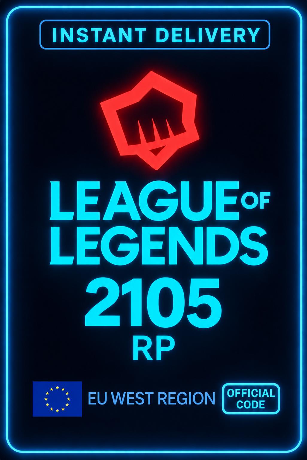 League of Legends - 2105 RP (EU West Server)