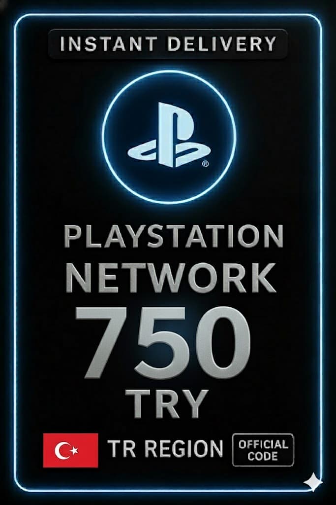 PSN Hediye Kartı - Türkiye - 750 TRY