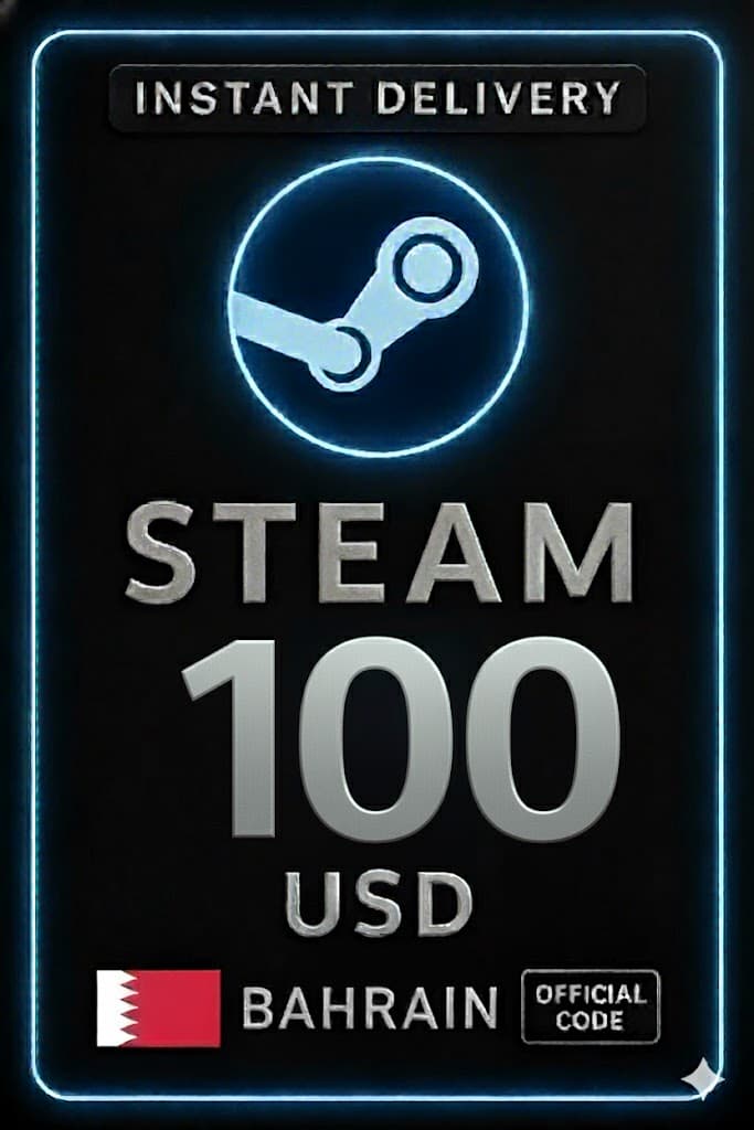 Code de portefeuille Steam - 100 USD (Bahreïn)