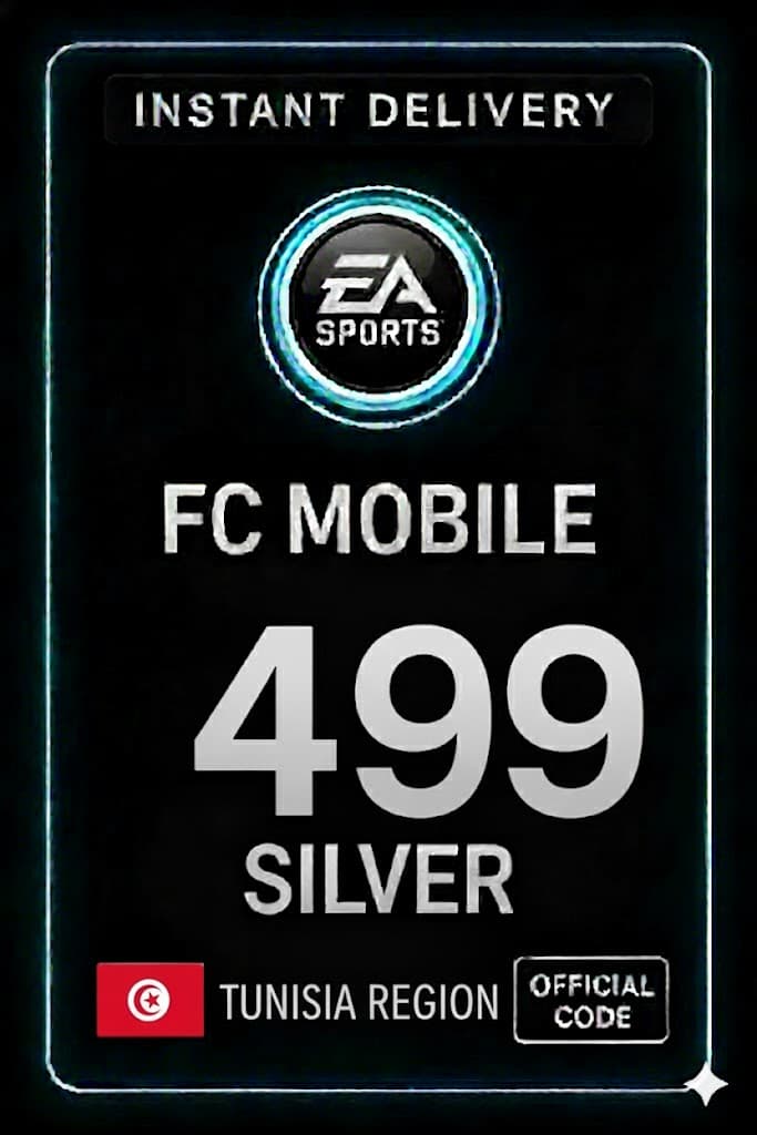FC Mobile 499 արծաթ Նվեր Քարտ - Թունիս