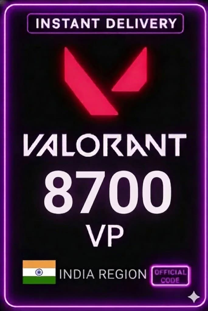Valorant 8700 Points (India)