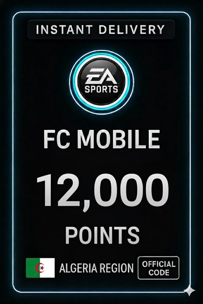 FC Mobile 12000 միավոր Նվեր Քարտ - Ալժիր