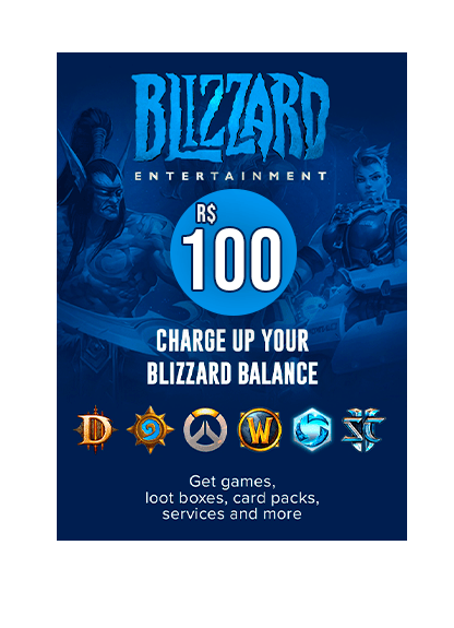 Battlenet poklon kartica BR saldo - R$100