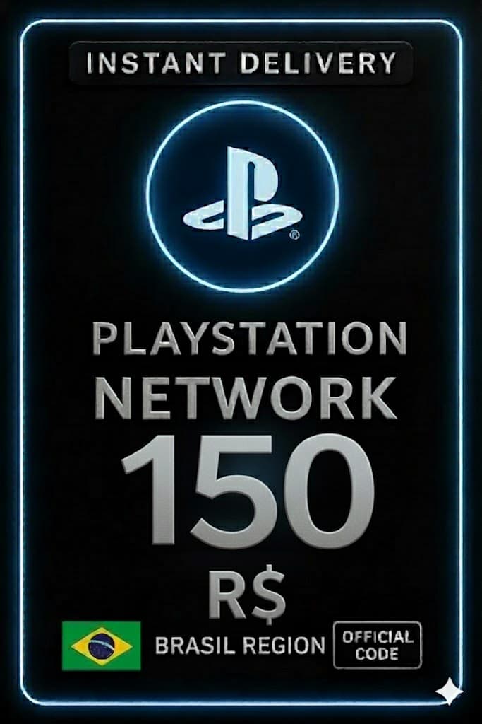 Playstation PSN Gjafakort BR - R$150