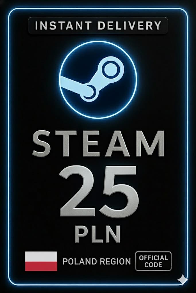Steam Wallet 25 PLN - (Pologne)