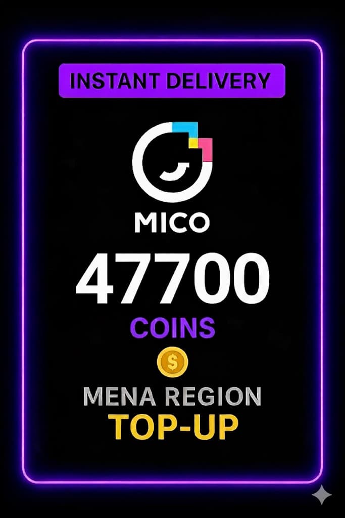 Mico Live - 47700 Coins Top-Up (MENA)