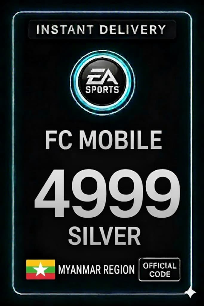 FC Mobile 4999 Ezüst Ajándékkártya - Mianmar