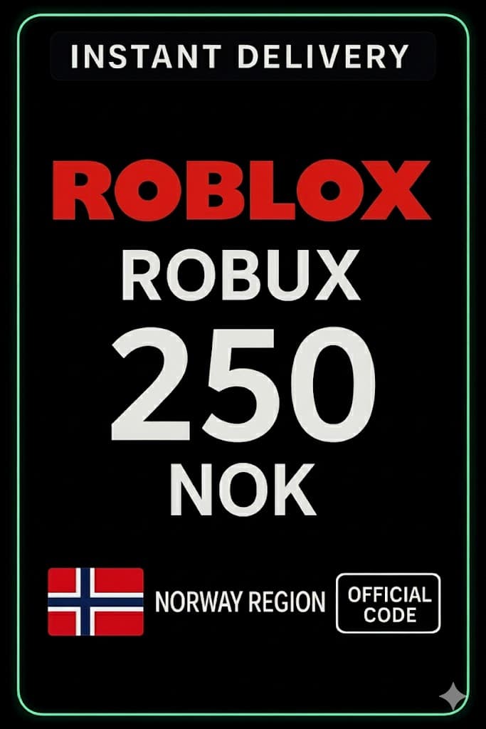 Roblox 250 NOK Game Card (NO)