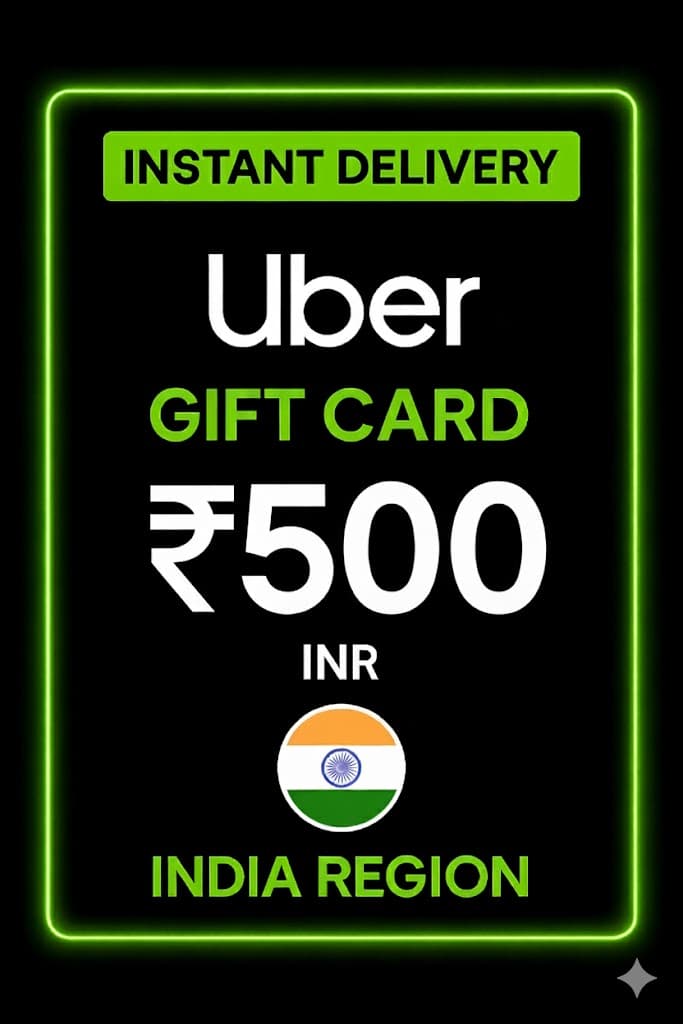 Uber Gift Card - 500 INR