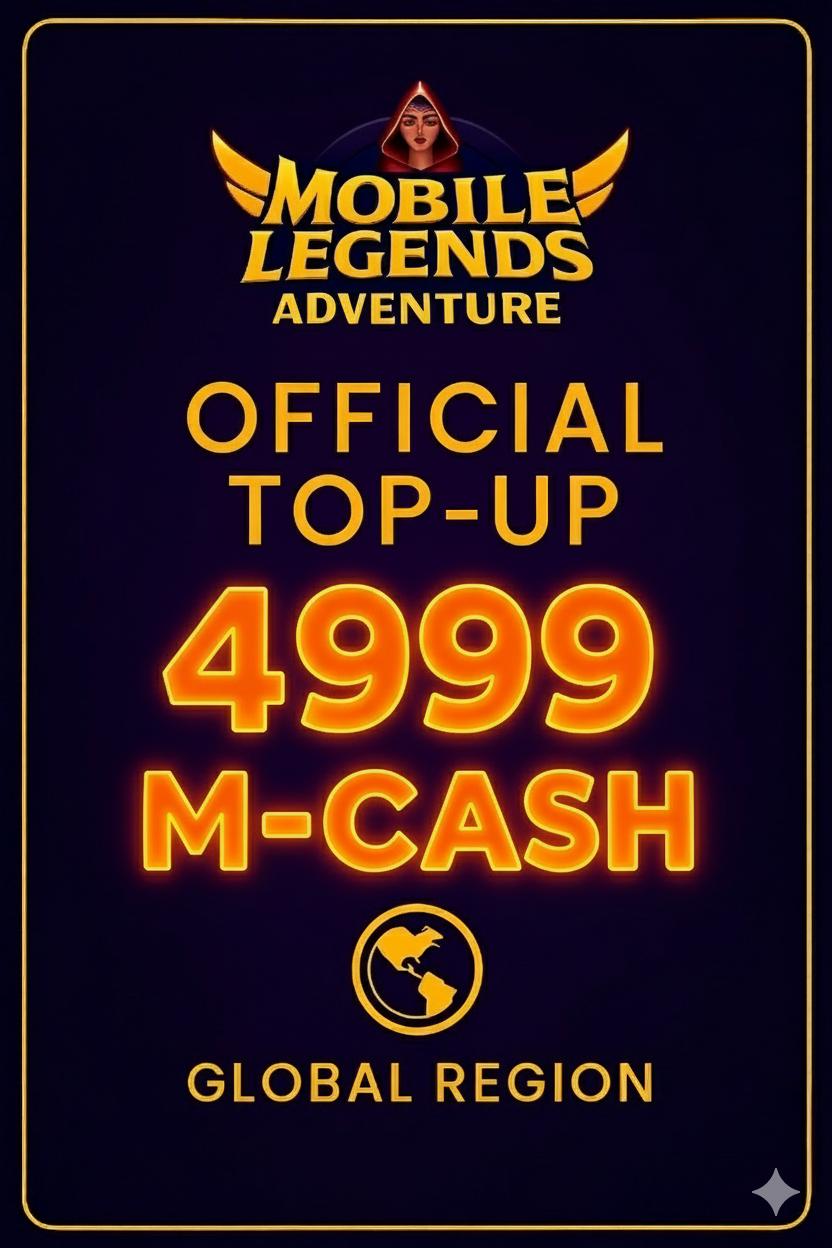 Mobile Legends Adventure 4999 M-Cash (Top-Up)