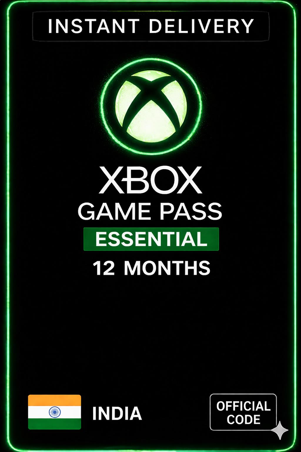 Xbox Game Pass Essential 12 Month - India