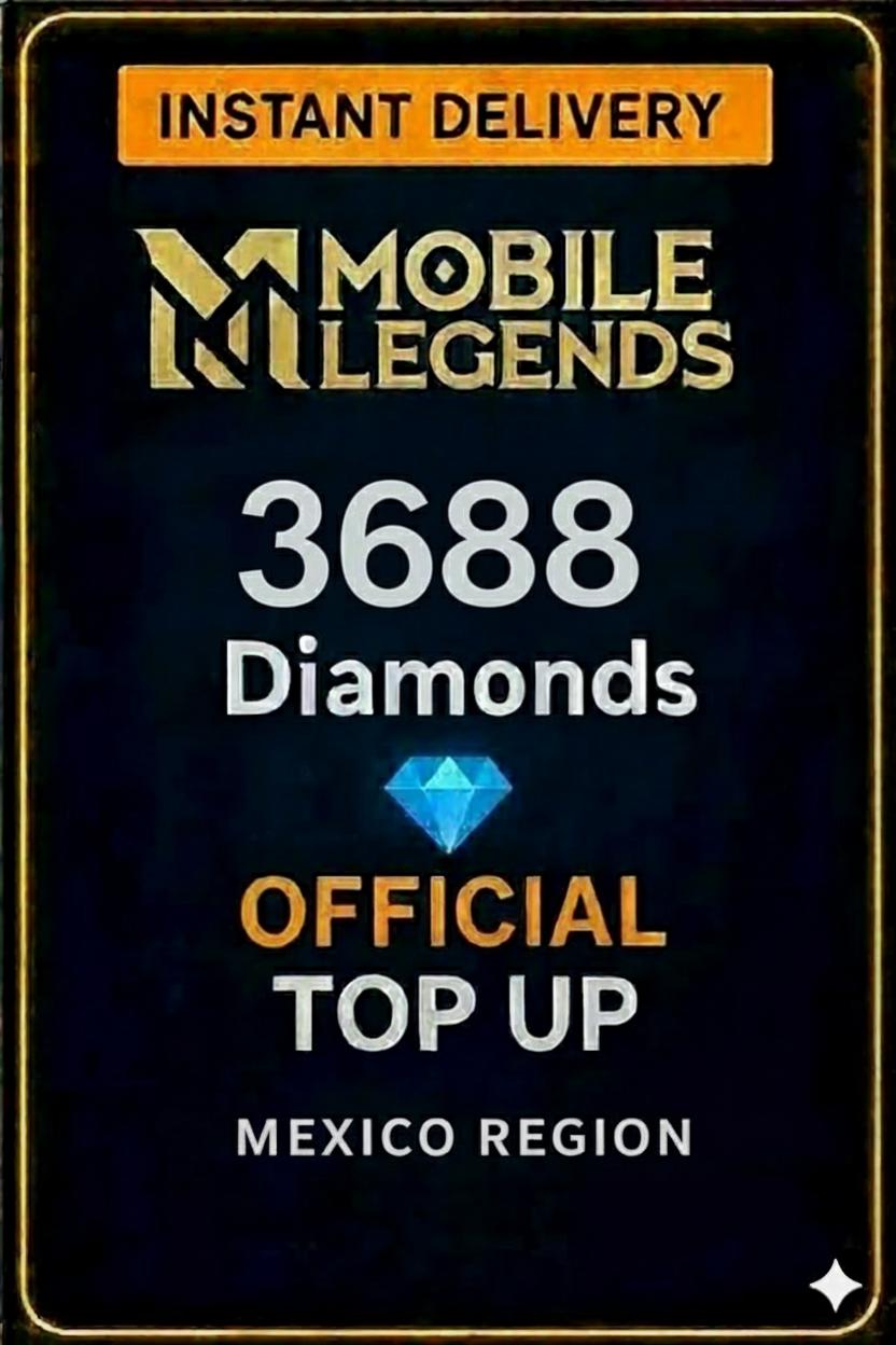 Mobile Legends - 3688 Diamonds Top-Up (Mexico)