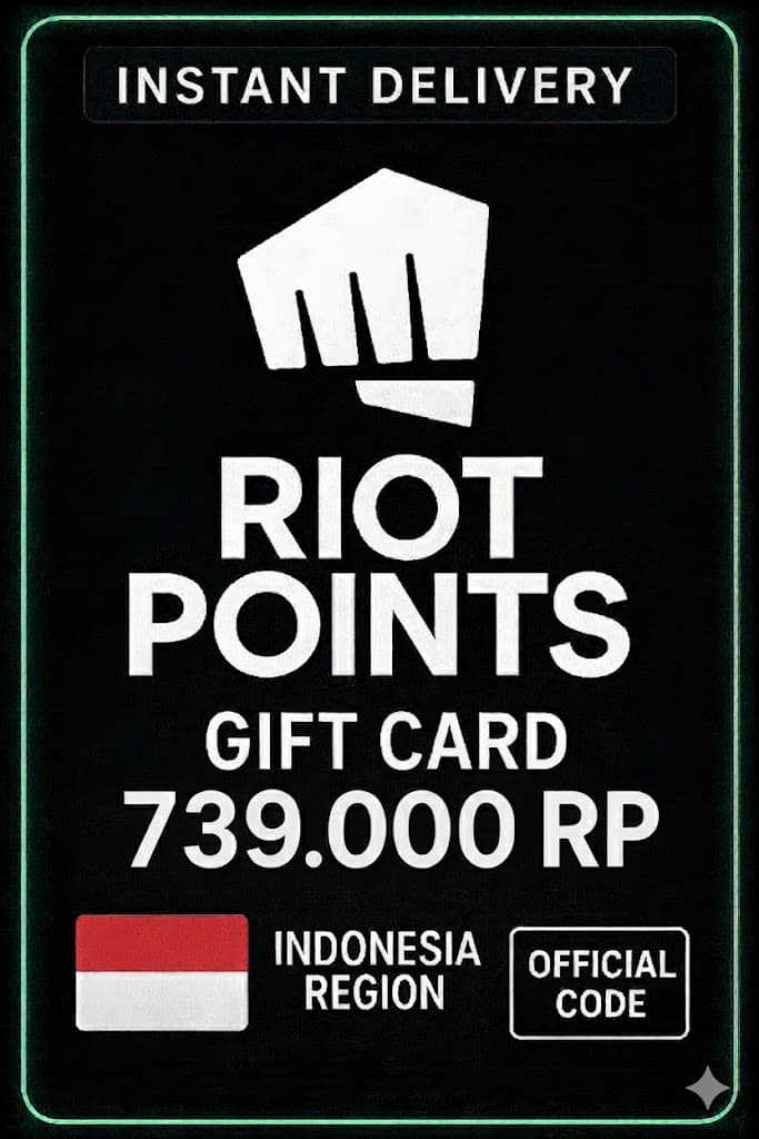 Riot Access Indonesia - 739.000 RP Hədiyyə Kartı