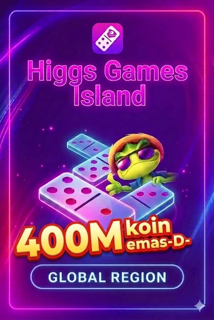 Higgs Games Island 400M Koin Emas-D - Top-Up