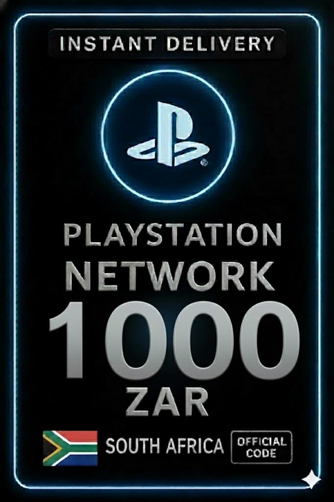 Playstation PSN kort 1000 ZAR ZA