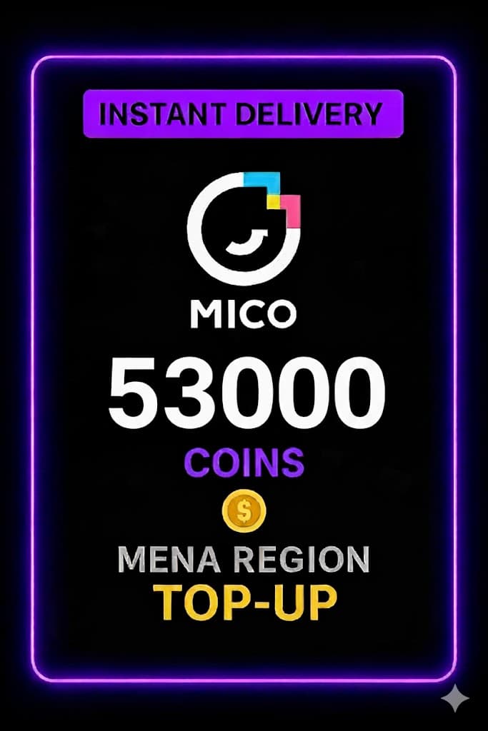 Mico Live - 53000 Coins Top-Up (MENA)
