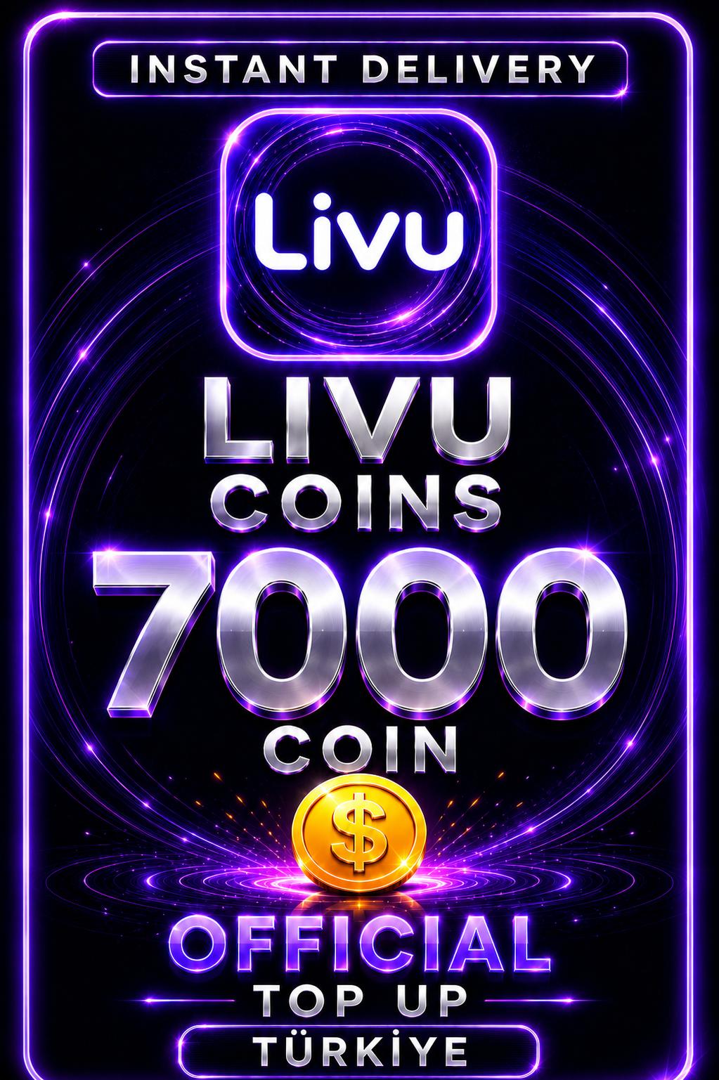 LivU - 7000 Coins Top Up (Turkey)