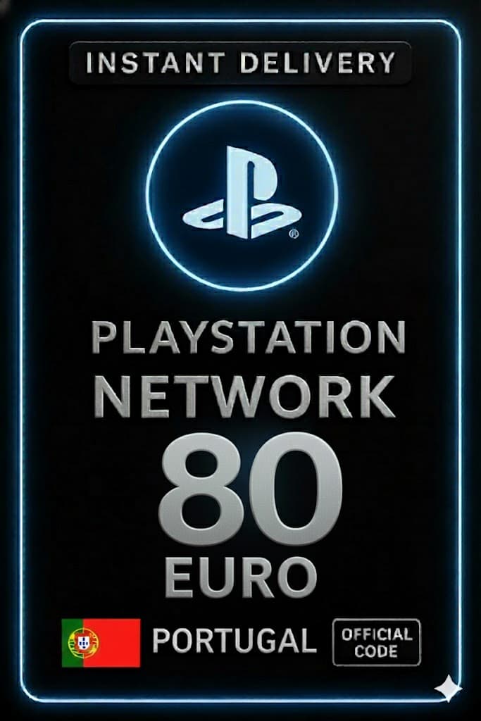 PlayStation PSN քարտ 80 եվրո (PT)